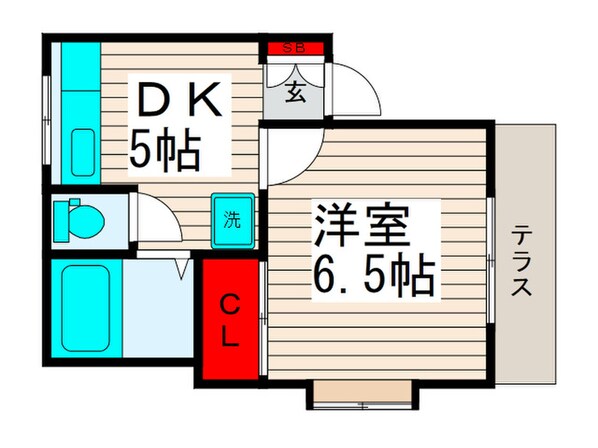 トータスコーポの物件間取画像